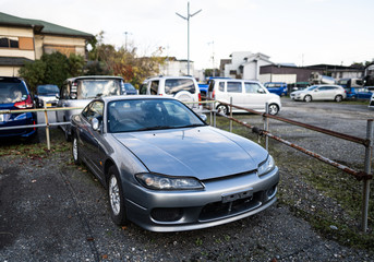 JDM-Japanese Sports car for drift, modern Japan, tuning of Japanese cars Ebisu