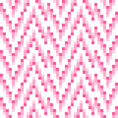 Pink Tile Diagonal Geometric Seamless Pattern On White Background