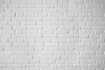 White brick wallpaper background texture for home decor