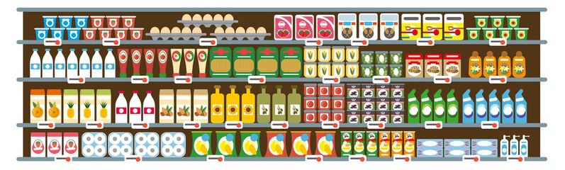 rayon de supermarch&eacute;