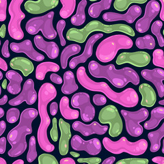 seamless abstract pattern with slime drops
