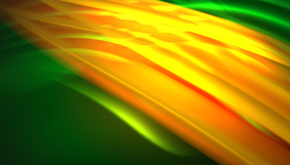 Fluid wave lines background. Trendy abstract layout template for business or technology presentation, internet poster or web brochure cover, wallpaper