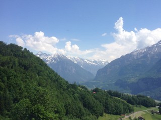 Fototapeta na wymiar Zentralschweizer Berglandschaft