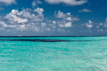 Fototapeta na wymiar perfect Caribbean beach Luxury island of Anguilla