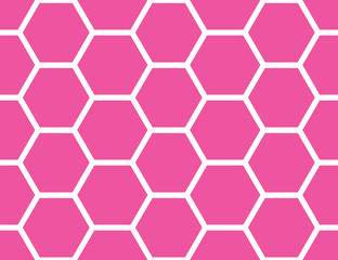 Seamless geometric pattern, texture or background vector in pink, white colors.