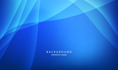 Abstract wave element for design. Blue. Digital frequency track equalizer. Stylized line art background. Colorful shiny wave with lines created using blend tool. Curved wavy line, smooth stripe Vector