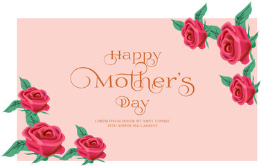 Mother's day vector | beautiful happy mother's day card| Mother's Day Card | Mother's Day | Mother Day vector | Mother Day Vector Background