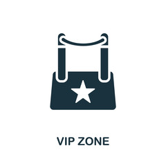 Vip Zone icon. Simple illustration from night club collection. Creative Vip Zone icon for web design, templates, infographics and more