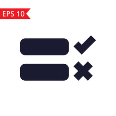 Checklist icon Vector sign symbol