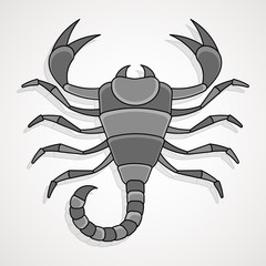 Scorpion background Can Be Used As A Print For T'shirts, Bags, Cards And Posters.