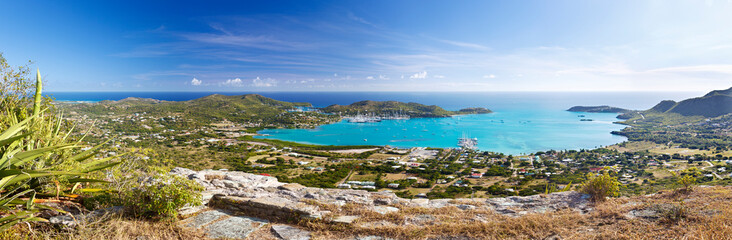 Fototapeta na wymiar Antigua Panorama