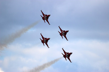  Military aircraft during the flight © moniadk