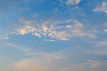 Fototapeta na wymiar blue sky with white cloud