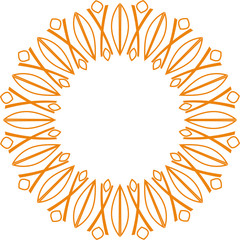 mandala in indian style illustration 