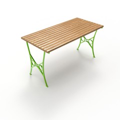 3d image of a forged table Boulevard 1