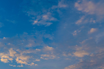 blue sky with white cloud