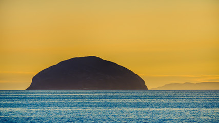 Naklejka na ściany i meble sunset over the sea Scotland