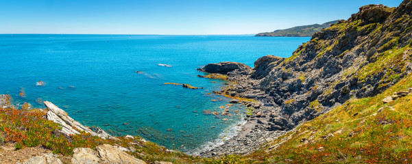 Le Site Classé de l'Anse de Paulilles,Occitanie.  © Laure F