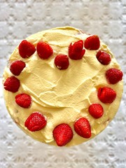 Love strawberries with Mascarpone cheese