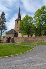 Swierzawa - romanesque church Poland - Kaczawskie Mountains