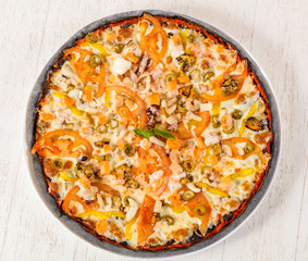 Pizza with Seafood