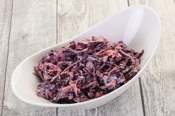 Cole slaw salad with cabbage