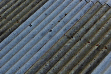 roof background. uralite roof. Rooftop. Old roof. Texture.