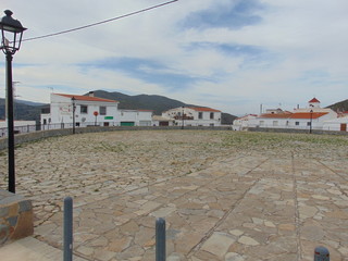 Fototapeta na wymiar Vistas de la Era Grande de Alcudia de Monteagud. Almería