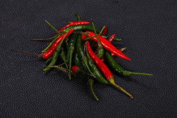 Hot and spicy Chili pepper heap