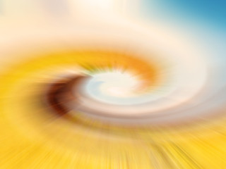 Path to paradise spiral to God ascension in the sky abstract idea