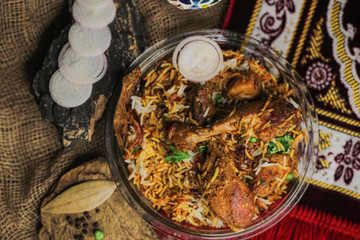 Chicken Biryani Indian Royal Food