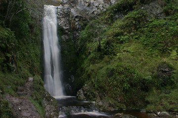 Obraz na płótnie Canvas View Of Scenic Waterfall