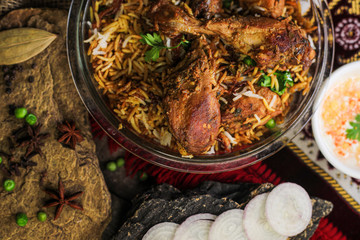 Chicken Biryani Indian Royal Food