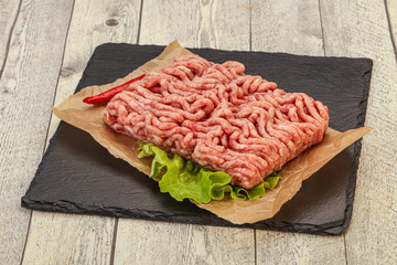 Raw Minced pork meat for cooking