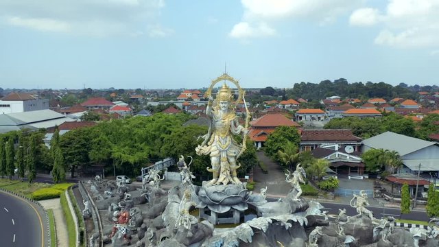 Titi Banda statue a sculpture complex on the Bali roundabout