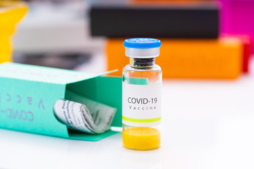 Coronavirus Vaccine. For prevention, immunization and treatment from corona virus infection novel coronavirus disease 2019, COVID- 19, nCoV 2019