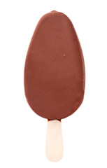 Ice popsicle on a white background. Isolated