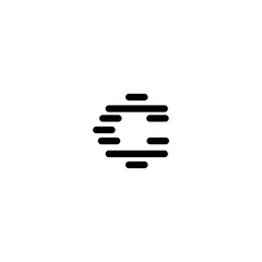 C line Letter Logo Design Template