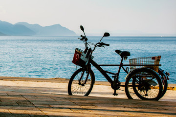 bicycle on the beach