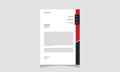 Clean And Modern Letterhead Design Template