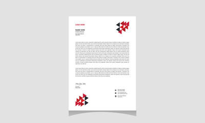 Clean And Modern Letterhead Design Template
