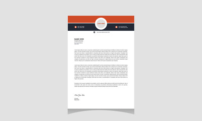 Clean And Modern Letterhead Design Template