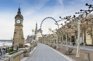 Dusseldorf landscape late autumn-winter