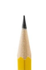 sharpened pencil isolated on white background