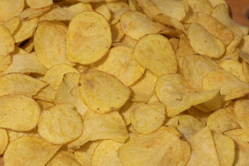 crisps background unhealthy food fried and salty snacks