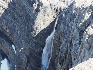 Bow Falls upstream from bow Lake at banff national Park, Canadian Rockies  OLYMPUS DIGITAL CAMERA