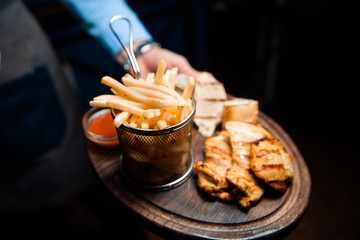 Basket of French Fries.