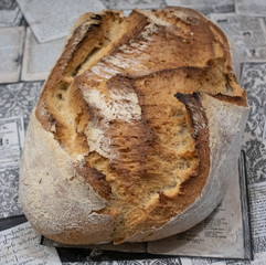 Pan de Masa madre de trigo