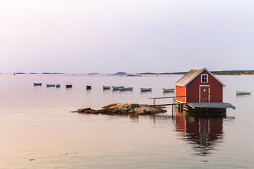 The fishing village of Tilting, Fogo Island, Newfoundland and Labrador, Canada