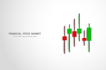 Stock market or forex trading business graph chart for financial investment concept. Business presentation for your design.